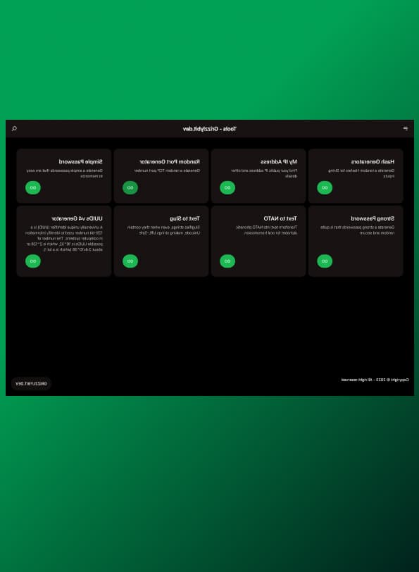 Grizzly Tools - A collection of tools for developers