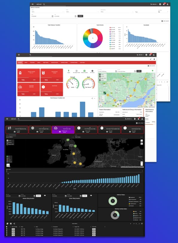 Vehicle Tracking Application - A web application dashboard to monitor vehicles remotely and schedule jobs